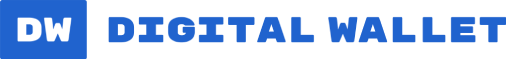digital wallet logo blue