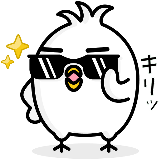 illustration of tori wearing goggles, looking cool and convincing the users