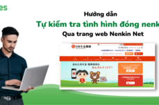 tự kiểm tra tình hình đóng nenkin qua Nenkin Net